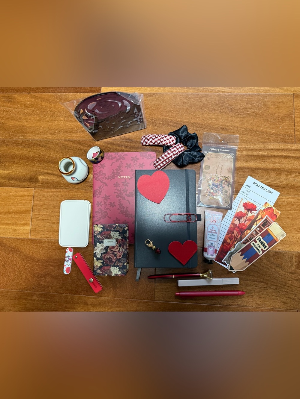 Striking Red, Black, and Gray Bookish Bundle